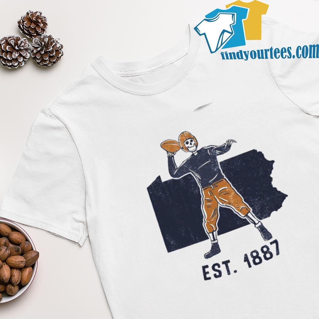 Penn State Nittany Lions football skeleton est 1887 shirt