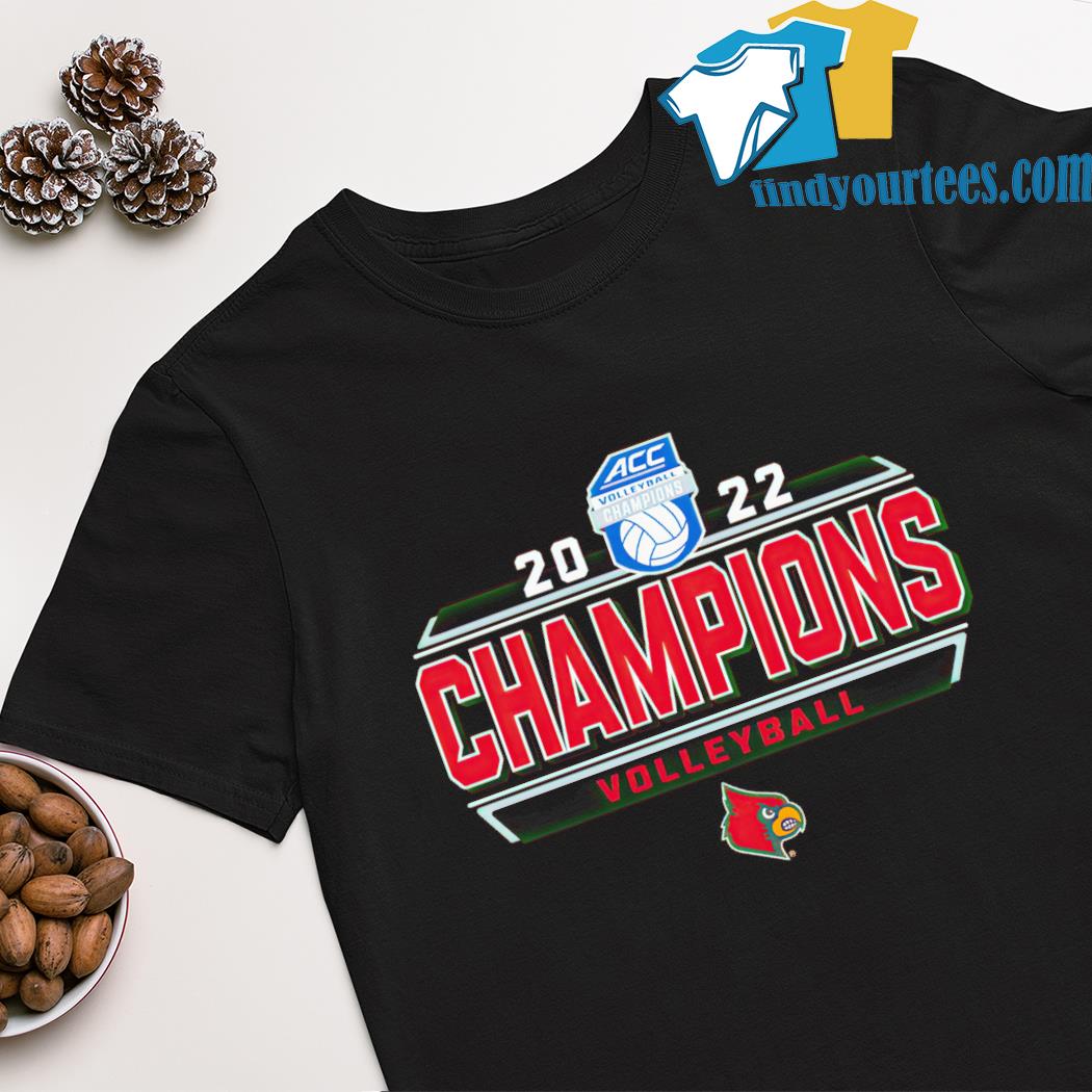 Louisville Cardinals 2022 ACC Volleyball Regular Season Champions Locker Room shirt