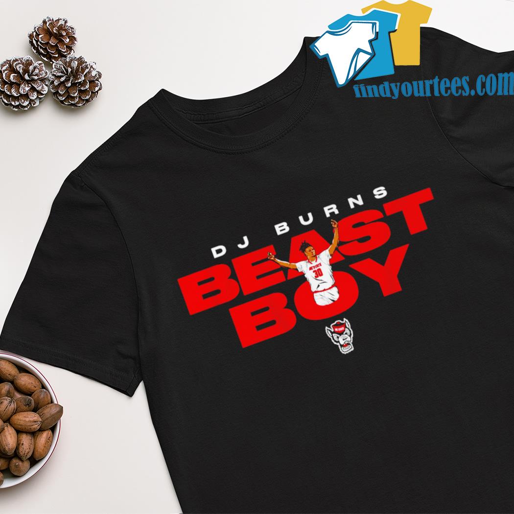 NC State Basketball DJ Burns Beast Boy shirt