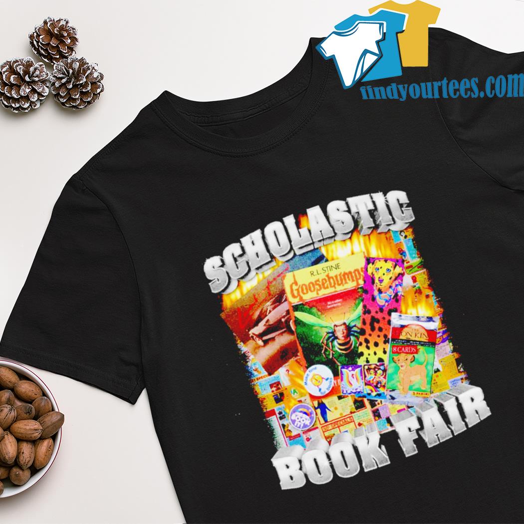 R L Stine Goosebumps scholastic book fair shirt
