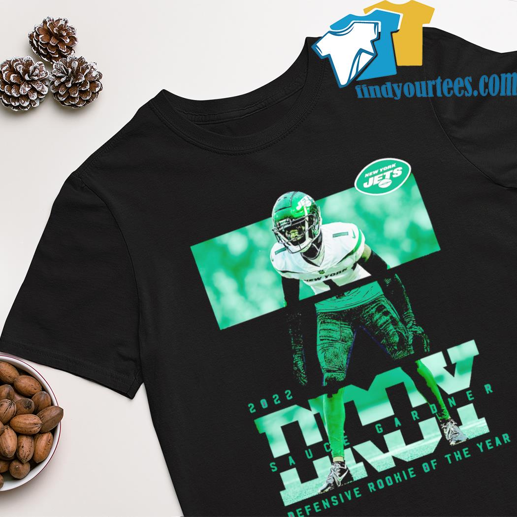 Ahmad Sauce Gardner New York Jets Fanatics Branded 2022 NFL Defensive Rookie of the Year shirt