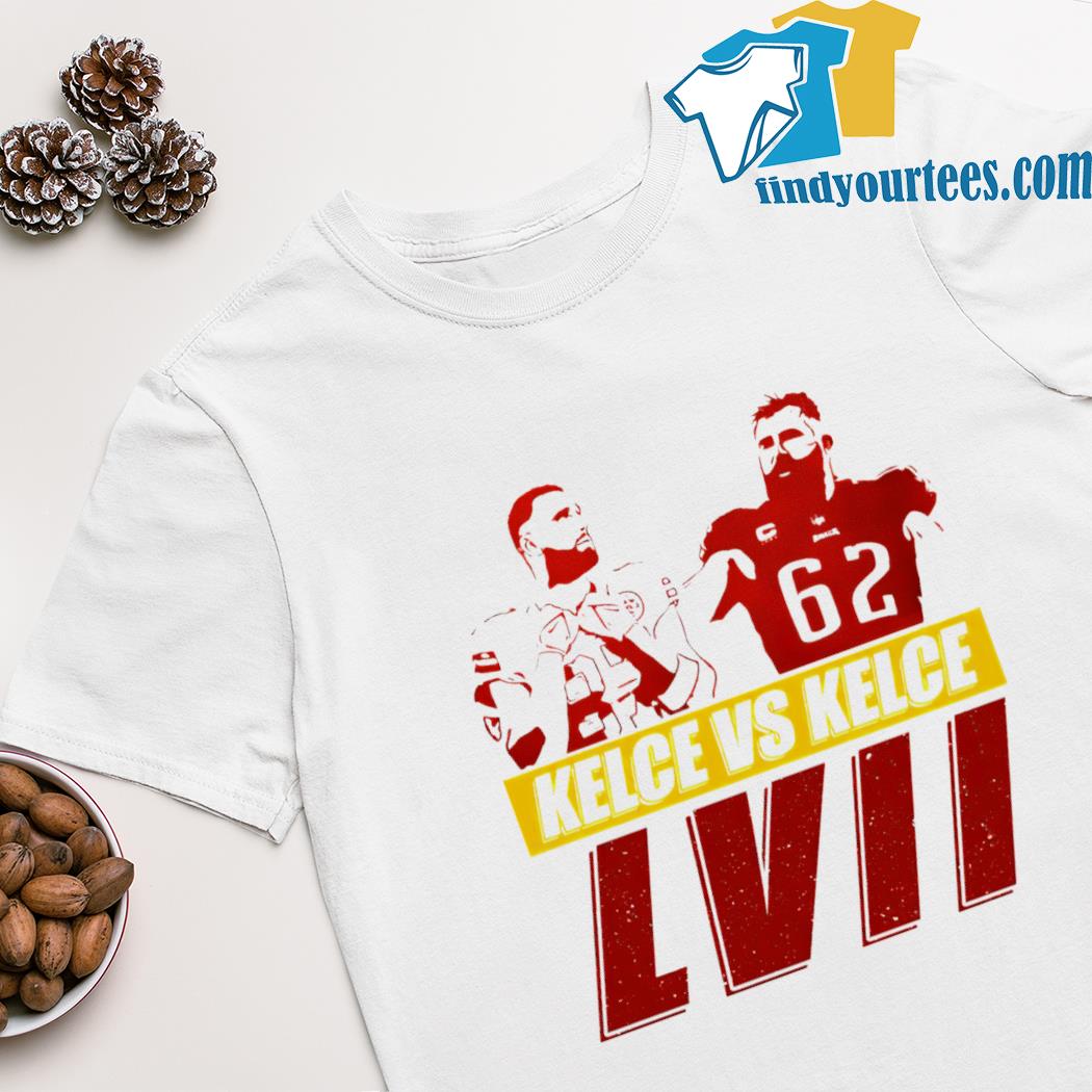 Kelce vs Kelce Super Bowl LVII shirt